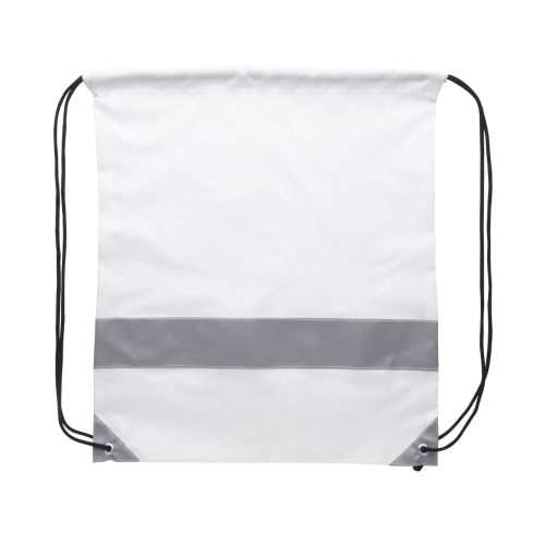 CreaDraw Reflect - Personalizowany odblaskowy worek ze sznurkami AP716417-10 - gadżety reklamowe GiftKolekcja.pl