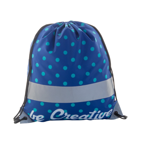 CreaDraw Reflect - Personalizowany odblaskowy worek ze sznurkami AP716417-10 - gadżety reklamowe GiftKolekcja.pl
