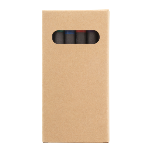 Craxon 6 Eco - Kredki świecowe 6szt / zestaw kredek AP716446 - gadżety reklamowe GiftKolekcja.pl