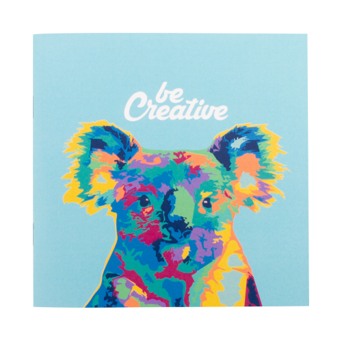 ColoBook - Personalizowany zestaw do kolorowania / kredki / zwierzęta AP716555-A - gadżety reklamowe GiftKolekcja.pl