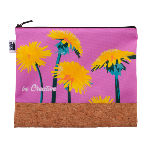CreaBeauty Cork L RPET - Personalizowana kosmetyczka AP716589-10 - gadżety reklamowe GiftKolekcja.pl