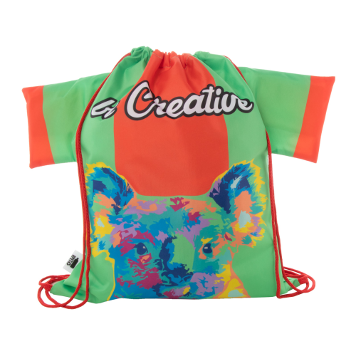 CreaDraw T RPET – Personalizowany worek ze sznurkami AP716628-05 – gadżety reklamowe GiftKolekcja.pl