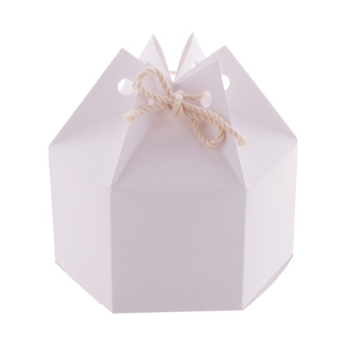 CreaBox HexaCord M - Sześciokątne pudełko upominkowe AP716640 - gadżety reklamowe GiftKolekcja.pl