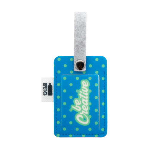 CreaFelt Tag - Personalizowana przywieszka bagażowa RPET AP716679 - gadżety reklamowe GiftKolekcja.pl