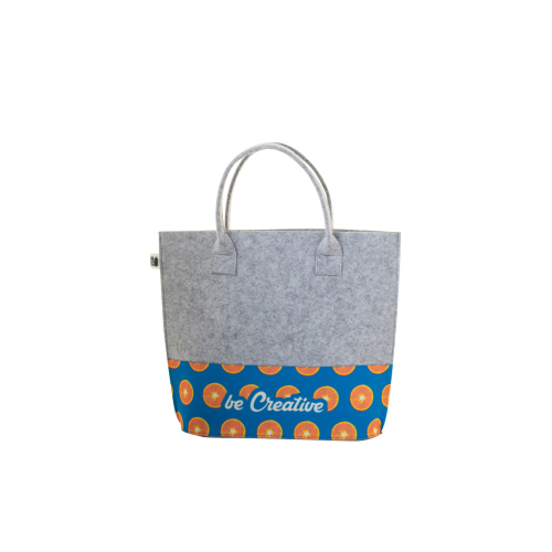 CreaFelt Shop C - Personalizowana torba na zakupy RPET AP716684 - gadżety reklamowe GiftKolekcja.pl