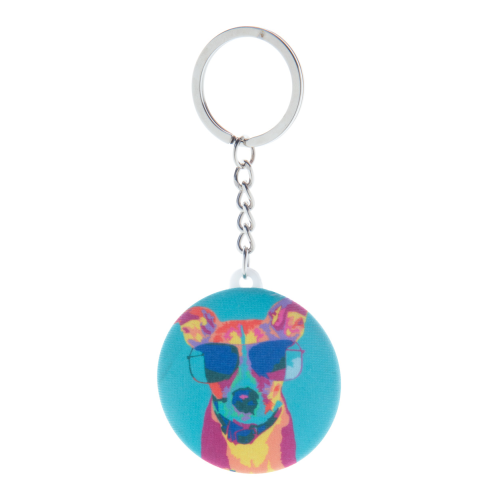 KeyBadge RPET Mini - Brelok / pins RPET AP716722 - gadżety reklamowe GiftKolekcja.pl