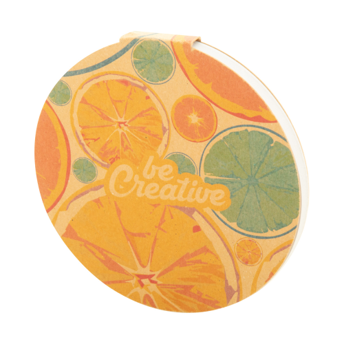 CreaStick Circle Eco - Personalizowany notatnik z kartkami samoprzylepnymi AP716765 - gadżety reklamowe GiftKolekcja.pl