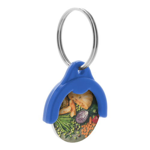 Token - Żeton do wózków sklepowych z brelokiem AP718114-06 - gadżety reklamowe GiftKolekcja.pl