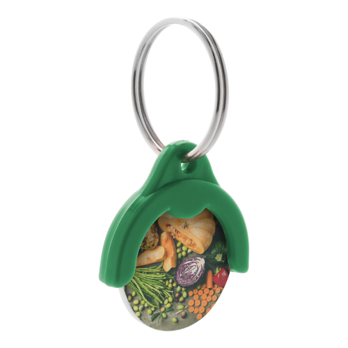 Token - Żeton do wózków sklepowych z brelokiem AP718114-07 - gadżety reklamowe GiftKolekcja.pl