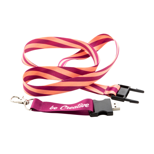 Subyard USB - Smycz sublimacyjna AP718179_8GB - gadżety reklamowe GiftKolekcja.pl