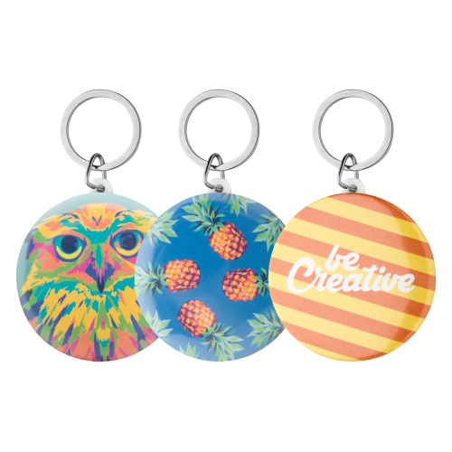 KeyBadge Maxi - Pin brelok AP718218 - gadżety reklamowe GiftKolekcja.pl