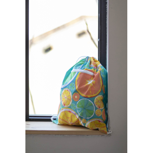 CreaDraw Zip RPET - Personalizowany worek ze sznurkami AP718541-01 - gadżety reklamowe GiftKolekcja.pl