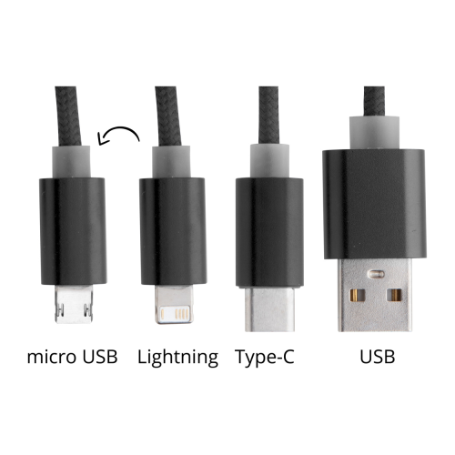 Scolt - Kabelek USB AP721102-10 - gadżety reklamowe GiftKolekcja.pl