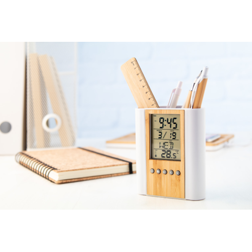 Petrox - Wielofunkcyjny stojak biurkowy/uchwyt na długopisy AP721875 - gadżety reklamowe GiftKolekcja.pl