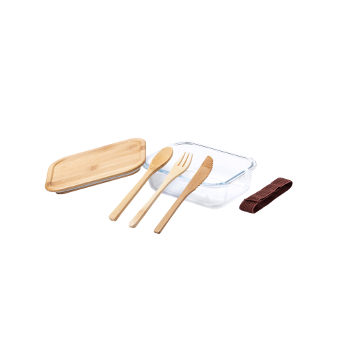 Bejar - Pudełko na lunch szklane/lunch box AP721954 - gadżety reklamowe GiftKolekcja.pl