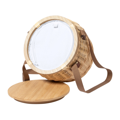 Bubu - Wiklinowy kosz piknikowy AP722851 - gadżety reklamowe GiftKolekcja.pl