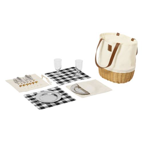 Laudan - Wiklinowy kosz piknikowy AP733582-00 - gadżety reklamowe GiftKolekcja.pl
