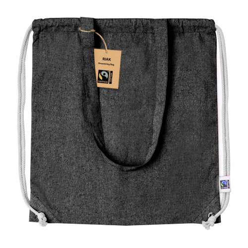 Riak – Worek ze sznurkami “fairtrade” AP733876-10 – gadżety reklamowe GiftKolekcja.pl