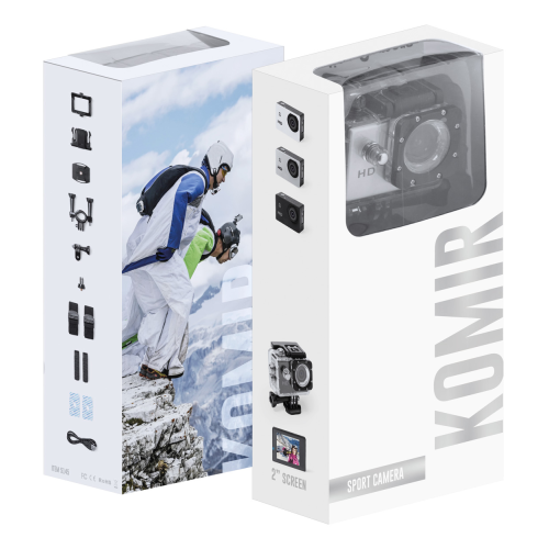 Komir - Kamera sportowa AP781118-01 - gadżety reklamowe GiftKolekcja.pl