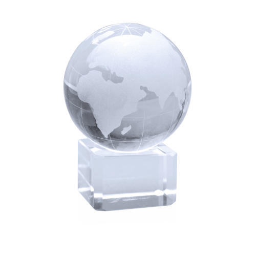 World - Szklana kula ziemska / globus AP791422 - gadżety reklamowe GiftKolekcja.pl