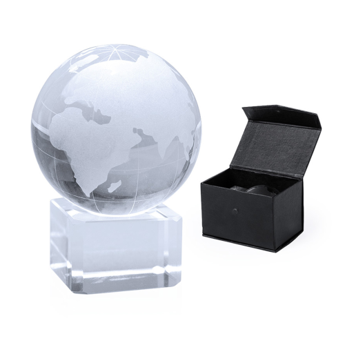 World – Szklana kula ziemska / globus AP791422 – gadżety reklamowe GiftKolekcja.pl