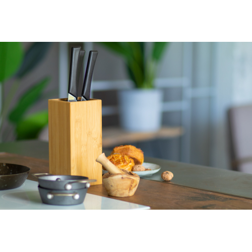 Santoku - Bambusowy blok na noże AP800471 - gadżety reklamowe GiftKolekcja.pl
