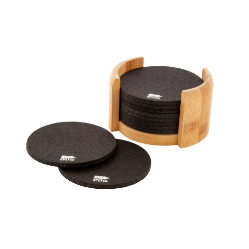 Chiang - Zestaw podkładek RPET AP808040-10 - gadżety reklamowe GiftKolekcja.pl