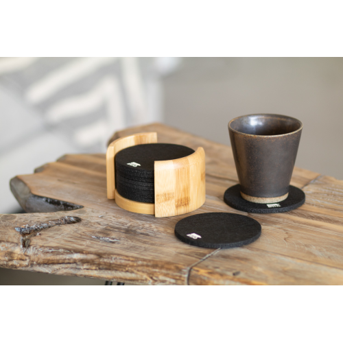 Chiang - Zestaw podkładek RPET AP808040-10 - gadżety reklamowe GiftKolekcja.pl
