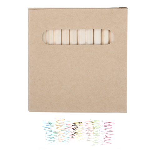 Lea - Zestaw 12 kredek AP808503 - gadżety reklamowe GiftKolekcja.pl