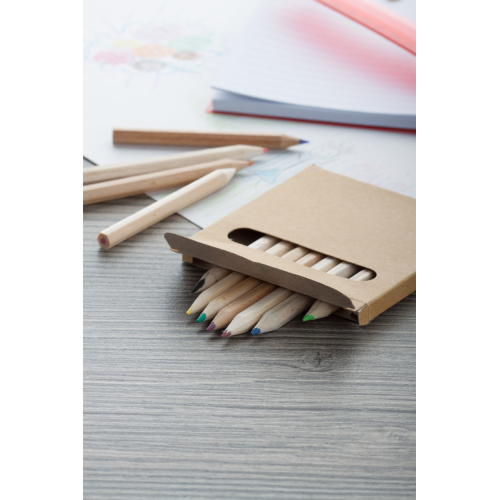 Lea - Zestaw 12 kredek AP808503 - gadżety reklamowe GiftKolekcja.pl