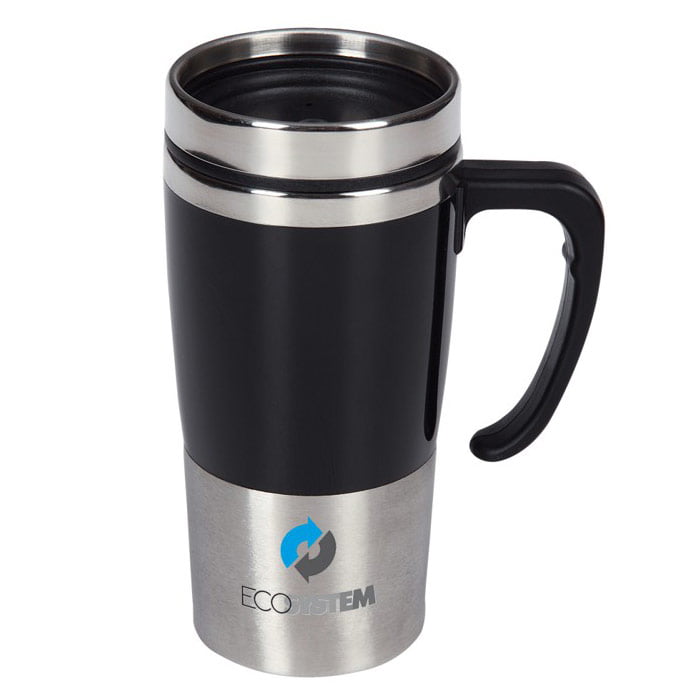 Kubek Traveler, czarno/szary