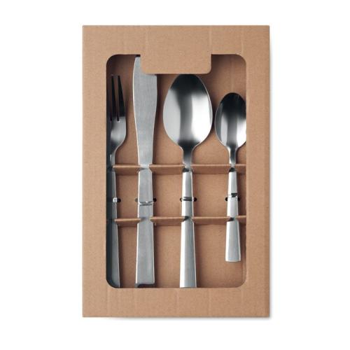 PLATA SET. 16-częściowy zestaw sztućców MO2321-16 – GiftKolekcja.pl – gadżety reklamowe dla firm