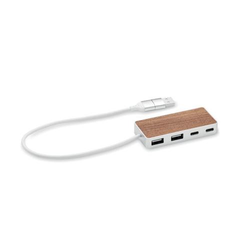 UBAH. Hub USB 4 porty 27,5 cm MO2387-40