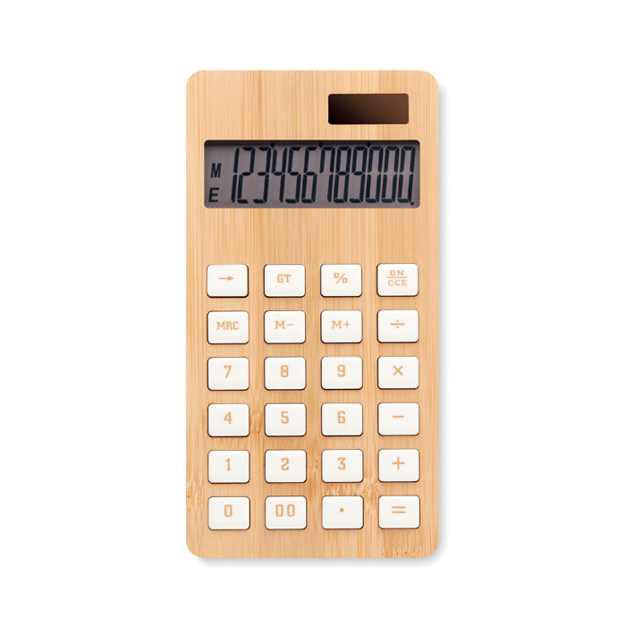 12-cyfrowy kalkulator, bambus MO6216-40. CALCUBIM