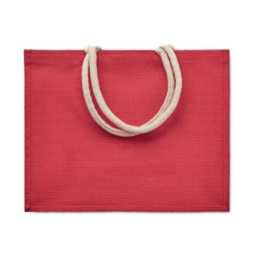 AURA. Torba jutowa, bawełn. uchwyt MO6443-05